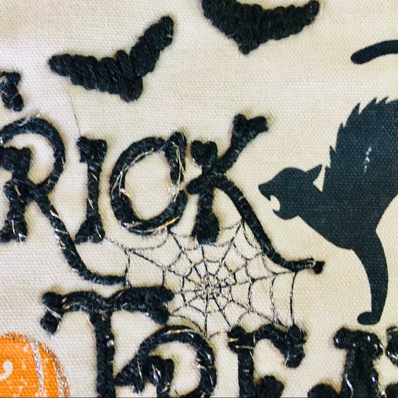 3 Halloween Black Cat Trick Treat Kitchen Towels - Picture 7 of 16
